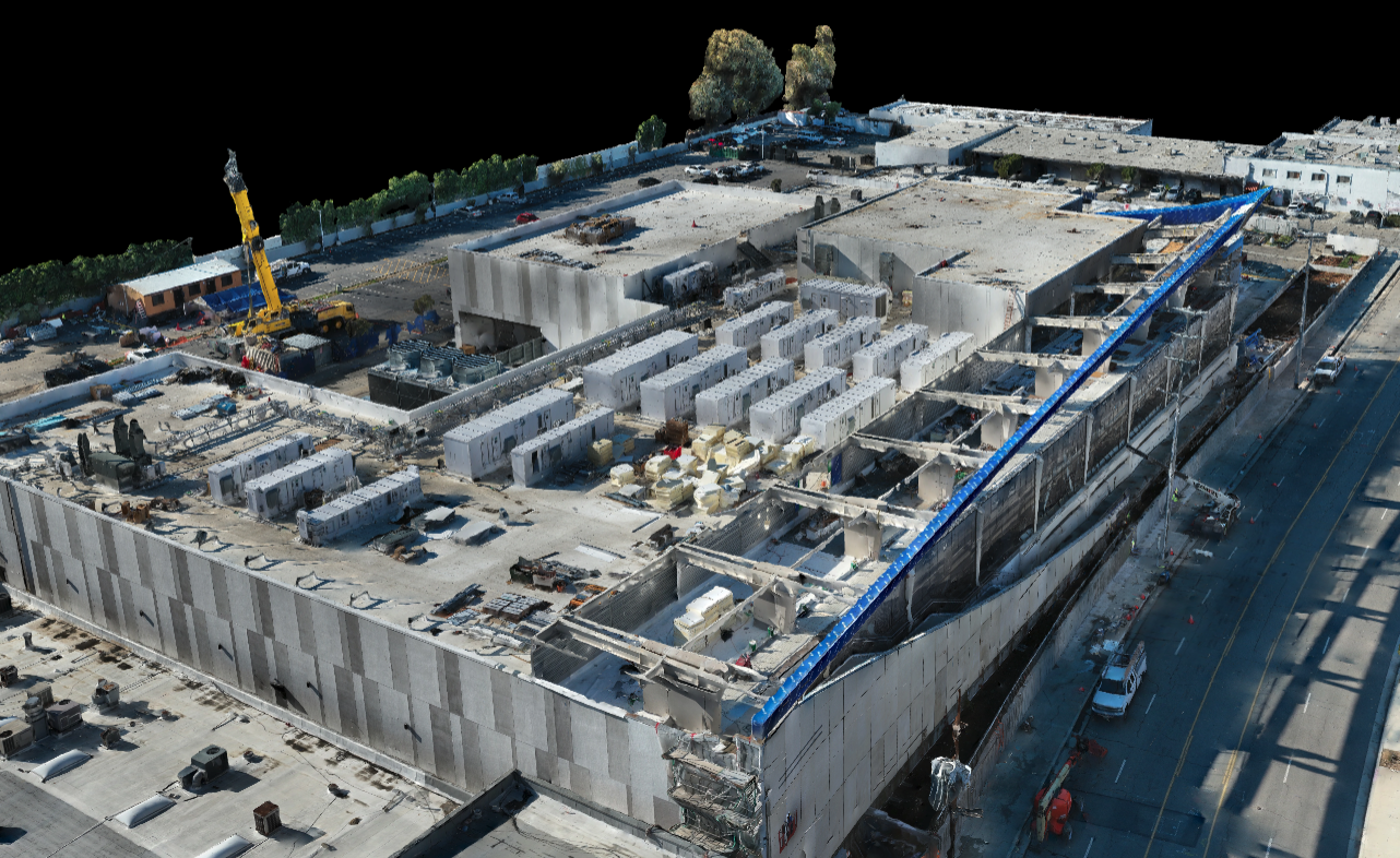 3D model of Tarzana construction site