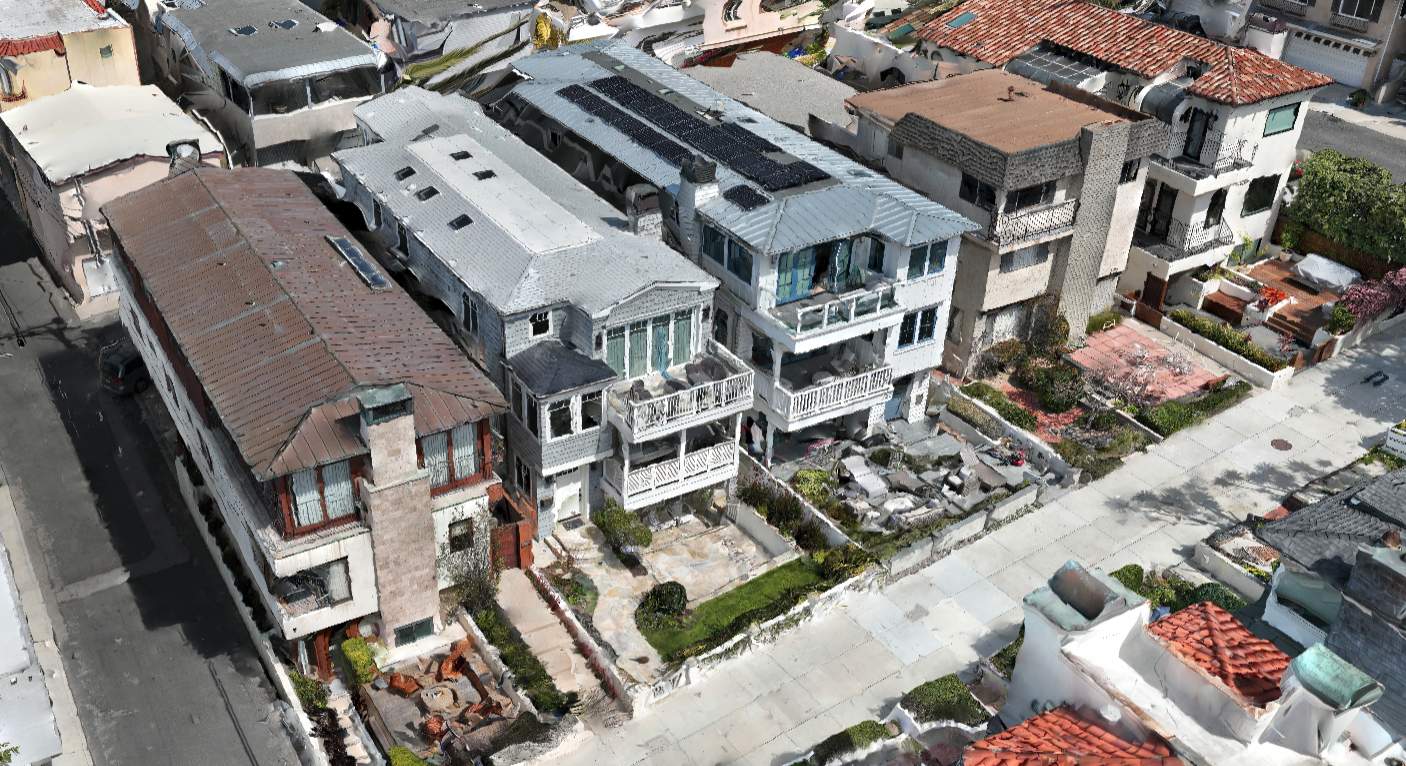 Manhattan Beach neighborhood 3D model